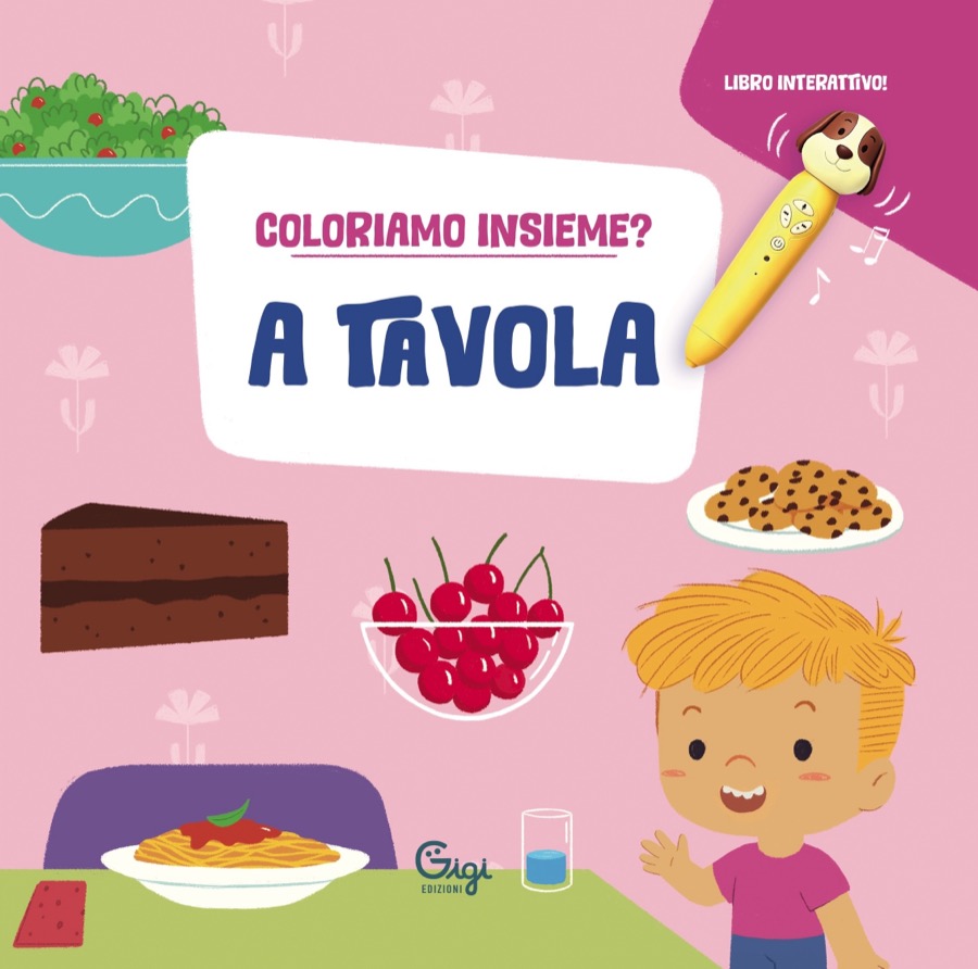 Copertina di Coloriamo insieme? — A tavola
